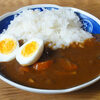 今日の食べ物　朝食にカレー