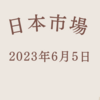 2023年6月5日【日本市場】日経平均は大幅に3日続伸で32,000円を突破　マザーズが大幅上昇で2.6％高