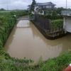 犀川増水＆堰渇水