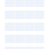 ソロ曲に備えて速記用TAB譜用紙をつくってみた