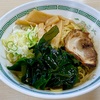 中区本牧ふ頭の「海員生協本牧レストラン」で冷あぶらーめん