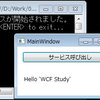  WCF入門-004 (基本的なサンプル, 構成ファイルを利用, バインディングにNamedPipe(名前付きパイプ)を利用)