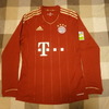 ユニフォーム　644枚目　バイエルンミュンヘン　2011-2012シーズン　ホーム用　長袖　宇佐美貴史　選手支給品