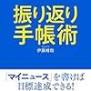 人生が驚くほど前向きになる！伊藤精哉 さん著書の「振り返り手帳術」