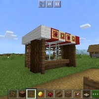 簡単木造で露店の作り方 マイクラ Sくんのminecraft