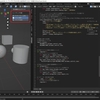 Blender3.0で利用可能なpythonスクリプトを作る その１０５（シェーディングタイプを切り替える選択肢ボタンを並べて配置する）