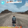 初Alpe du Zwift。右ひざが痛いぞ