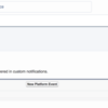 SFDC：Platform Eventsを試してみました