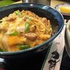 力餅の親子丼と小うどん