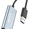 【2023新登場 l キャプチャーボード】 USB3.0 & HDMI 変換アダプタ HD画質録画 HD1080P/4Kパススルー機能 HDMI キャプチャーボード ビデオキャプチャー ゲーム録画/HDMIビデオ録画/ライブ配信用キャプチャー ボード 電源不要 小型軽量 低遅延 Switch/PS5/PS4/PS3/Xbox用サポート Windows 7/8/10 Linux OBS Potplayer YouTube Niconico Twitch対応 HDMI 変換アダプタ 日本語取扱説明書付き