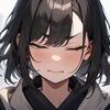 squinting (目を細める) by Animagine XL 3.1