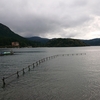 台風後の芦ノ湖