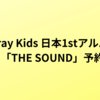 Stray Kids、日本1stアルバム『THE SOUND』予約