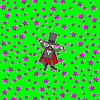 激しく動く錯視