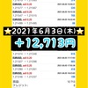 運用報告⭐️2021年6月3日(木)