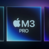 Apple、M3、M３Pro、M3 MAXチップセットを正式発表！