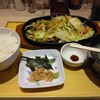 豚ハラミ炒め定食と夏の気配