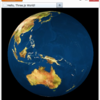 Three.js で地球を回してみるテスト