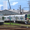 E257系M-202編成+M-204編成が廃車置場内を移動