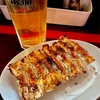名古屋・北区黒川　餃子会館さんで餃子とビール