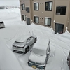 雪国の暮らし（駐車場の除雪）