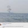 シリア沖、イランのタンカー炎上？ ドローン攻撃？ → 火災は別の船で、勘違いでした。【画像】