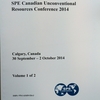 科学技術系国際会議録　新刊案内： SPE Canadian Unconventional Resources Conference 2014 