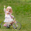 ドールにも自転車を！！約1/4サイズのミニチュア自転車をリペイントしてみました～！