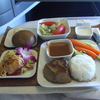 デルタ航空ビジネスクラス帰国便の機内食【2015ハワイ】