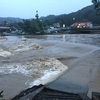 高麗川増水と巾着田の河原大雨の影響　2019年10月25日