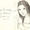 梨華ちゃん20歳の誕生日のお祝いに、絵を描きました