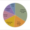 2013 Gasoline Market Share in Japan