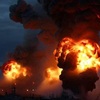 #燃えるクリミヤ　#ロシアの複数の施設が大爆発　　#戦犯プーチンの隠し邸宅も炎上(笑)