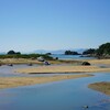 引き潮の花木海岸  