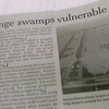 Climate change swamps vulnerable airports - by Hiroko Tabuchi Sept 11 2018 空港水浸と温暖化