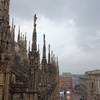 イタリア旅行記7　ミラノ・雨ふるドゥオモの屋上へ