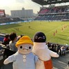 試合はナイター！今日も寒いぞスタジアム(ラグビー開幕戦その2)(481)