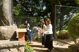 上越では知られていない「直江津遭難」　81年前に長野の小学生5人死亡　ゆかりの市民が慰霊碑訪問