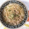 汁そば風　あっさり塩そうめん。