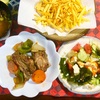 スペアリブのフライパン焼きをカレー風味で