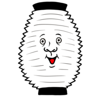 かわいい提灯（ちょうちん） のイラスト