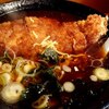 北海道　石狩市　味処じんべ　/　とんかつの衣が美味しい