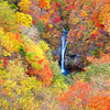 那須高原の紅葉　駒止の滝