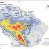 アマゾンの森林の火災と帝国主義の問題