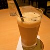 ゆったりコーヒー飲みました。「TRAVEL CAFE ホテルマイステイズ栄店」