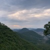 今朝の金華山からの眺め