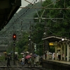 初秋の雨（北鎌倉駅）