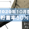 【研究職3年目の家計簿】2020年10月（貯蓄率50%）