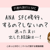 子連れ旅行とSFC｜ANA SFC修行、するの？しないの？　迷った末に出した結論は…！