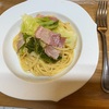 10分で、フライパン１つで簡単パスタ　ベーコンキャベツパスタ